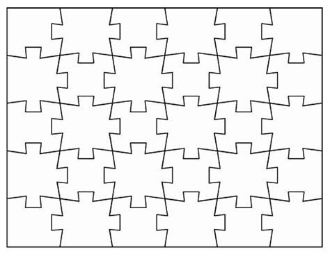 Huge selection of jigsaw puzzles. 30 Piece Puzzle Template Lovely Blank Jigsaw Puzzle ...