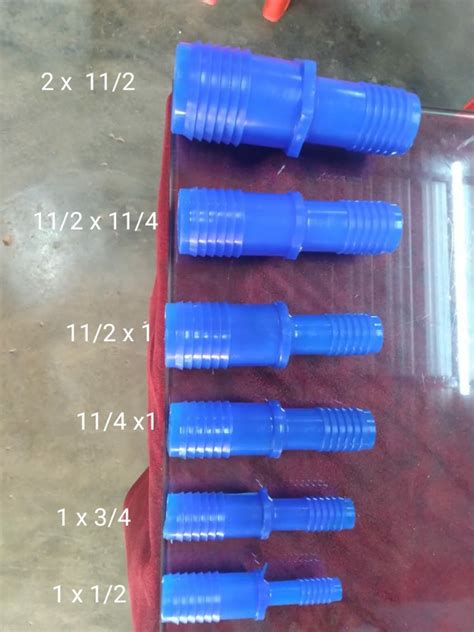 plastic blue reduser hose connector for domestic size 1 2 inch at rs 3 00 piece in thrissur