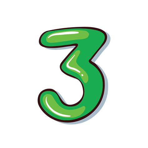 3 Three Number png images transparent background free download. - Proofmart