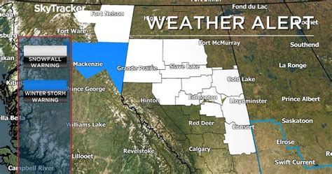 Snowfall Warning Issued For Much Of Alberta Globalnewsca