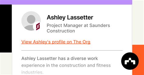 Ashley Lassetter Project Manager At Saunders Construction The Org