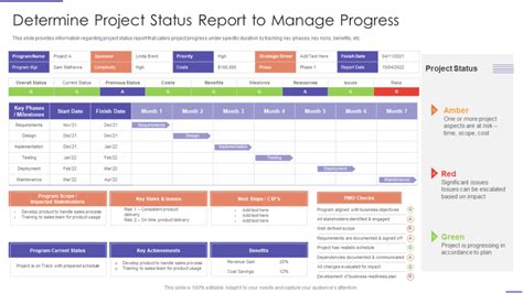 Top 10 Progress Status Report Templates With Samples And Examples