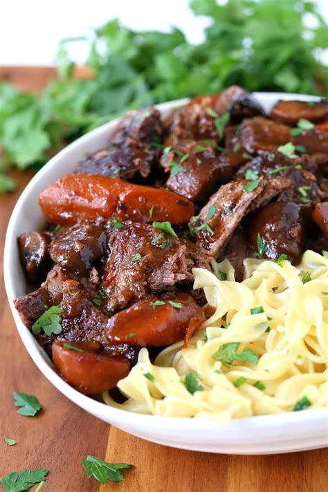 A modern american bistro featuring simple, fresh, and natural food in a comfortable and casual setting. French Bistro Beef Stew Recipe | Easy Chuck Roast & Red ...