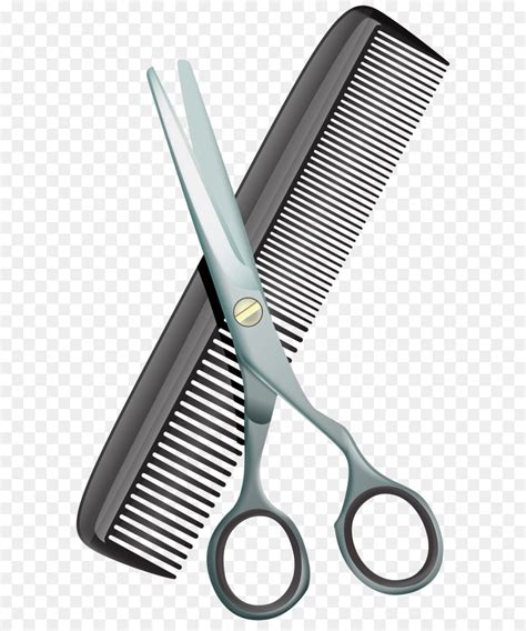 Hair cutting scissors icon png image. Comb Scissors Hair-cutting shears Clip art - Comb and ...