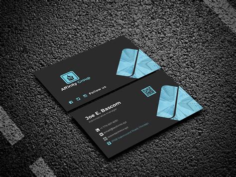 Professional real estate business cards do many things. Real Estate Business Card Black | TechMix
