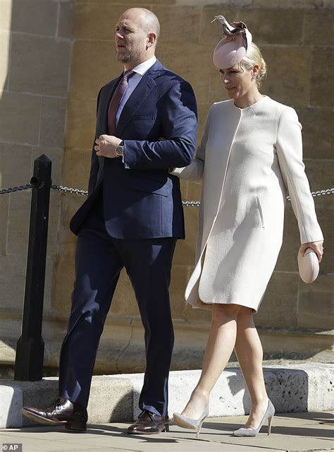 Zara Tindall Looks Effortlessly Chic In A Nude Wool Coat And Pink Hat At Easter Sunday Service