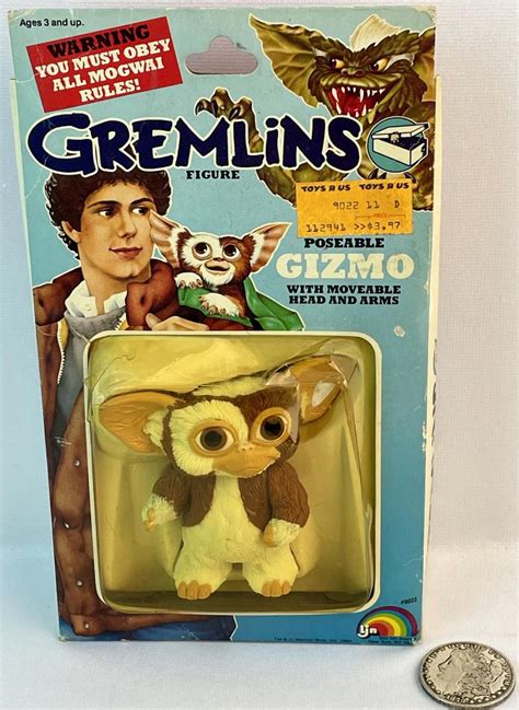 Lot Vintage 1984 Ljn Gremlins Gizmo Poseable Figure New In Box