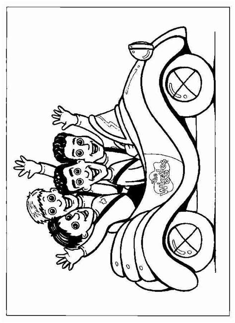 Toor toot chugga chugga, big red car. wiggles coloring pages 3 | Monster coloring pages, Free ...