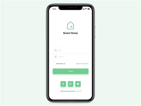 Hello Dribbble Here Is My First Shot Smart Home App For Ios By Den