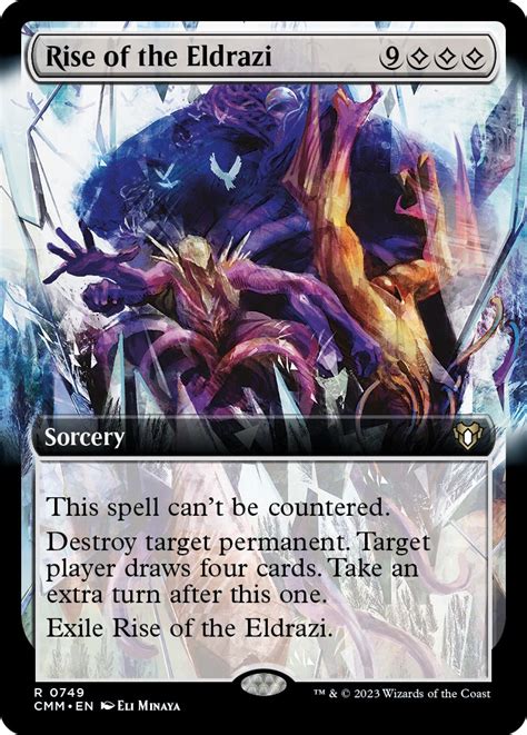 Rise Of The Eldrazi Extended Art Commander Masters Magic The