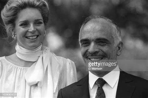King Hussein Of Jordan With His Fourth Wife Queen Noor On June 01