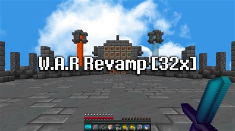 War Revamp 32x Minecraft Pvp Texture Pack Youtube