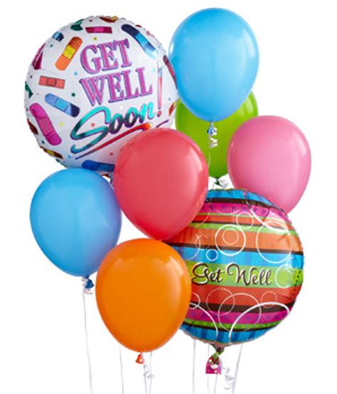 Get Well Soon Mylar Balloon Uvm Medical Center T Burlington Vermont