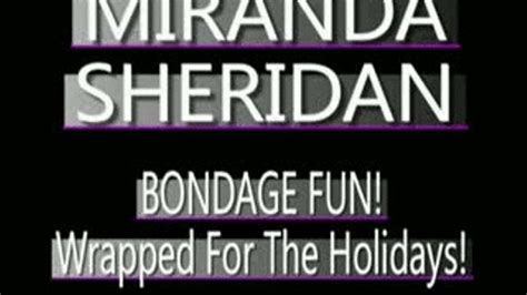 Miranda Sheridan Celebrates A Bondage Xmas Mpg4 Version 320 X 240 In Size Milfs Boundgagged