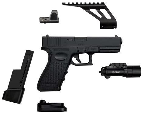 Tactoys X 3dg Glock 17 Gen 4 V3 Gel Blaster Red Black Tactoys