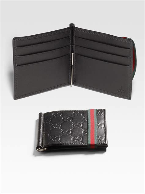 Why money clip wallets are such a rage with the. Gucci Money Clip Wallet in Black for Men | Lyst