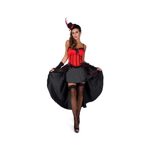 Costume Adult Burlesque Red S