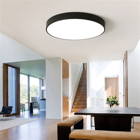 The right kitchen ceiling light fixtures will complete its kitchen beauty. 18W/30W/36W LED Ceiling Light Ultra Thin Flush Mount Kitchen Round Home Fixture | Alexnld.com