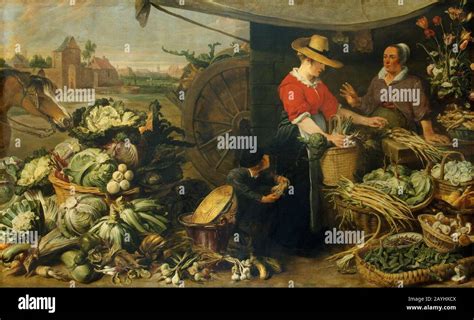 Frans Snyders Fruit Stall Stock Photo Alamy