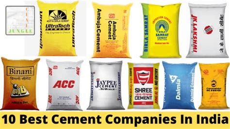 Top 10 Best Cement Companies In India 2022