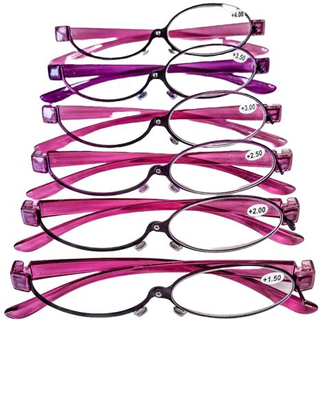 magnifying makeup glasses flip down folding eyeglasses 1 50 4 00 allure for beauty