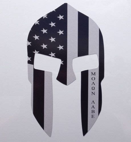 Sell Molon Labe 4 Spartan Helmet Subdued American Flag