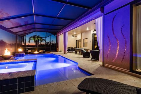 The Custom Design Of This Outdoor Living Area And Pool Was Created By