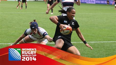 Top Tries From Women S Rugby World Cup 2014 Final Round Youtube