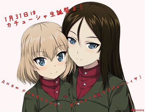 Katyusha And Nonna Girls Und Panzer Drawn By Inoshira Danbooru