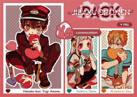 Pack Jibaku Shonen Hanako Kun By Loveecotton On Deviantart