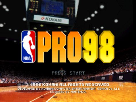 Nba In The Zone 98 Usa Rom