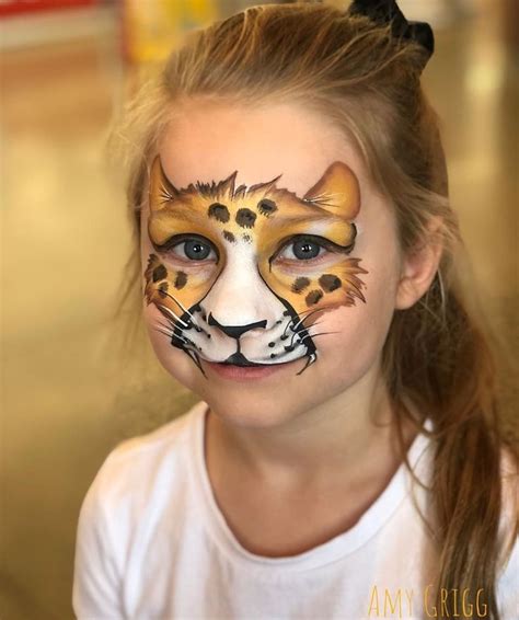 Leopard Face Paint Lion Face Paint Tiger Face Paints Cheetah Face