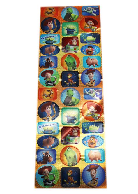 Disney Pixars Toy Story Colorful Character Sticker Sheet 34 Stickers