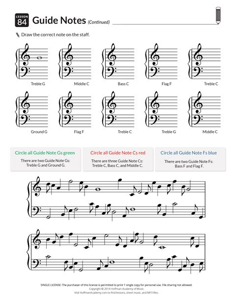 Beginner Piano Worksheets Printable Free Printable Templates