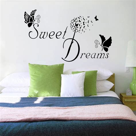 Creative Removable Stickers Sweet Dream Letters Living Room Bedroom