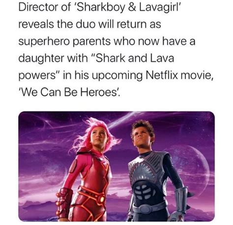 Director of Sharkboy é Lavagirl reveals the duo will return as