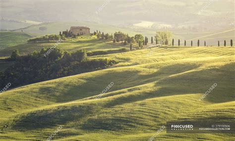 A Farmhouse In Val Dorcia Tuscany Italy Europe — Agricolture