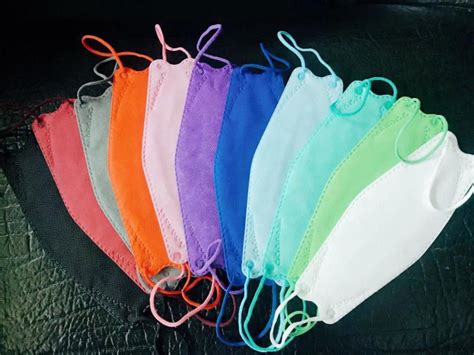 Wecolor 10pcs Kf94 Mask Korean Version Of The Fish Mouth Type