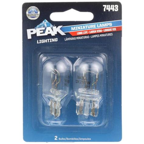 Peak 2 Pack 7443 Long Life Bulbs 7443ll Bpp Blains Farm And Fleet