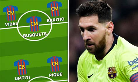 Barcelona Team News Vs Psv Predicted Line Up Lionel Messi Position