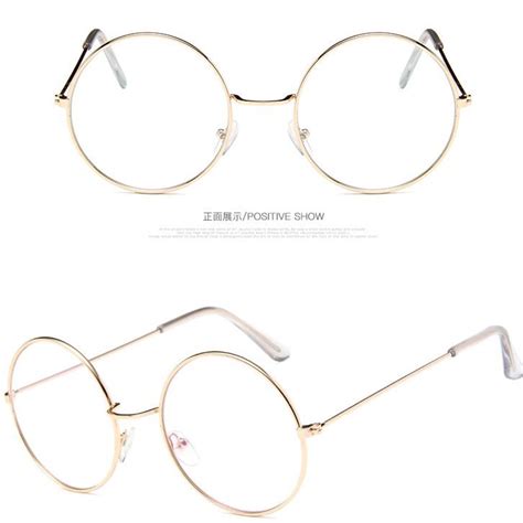 Korean Style New Round Eyeglasses Spectacle Frames Womenmen Shopee