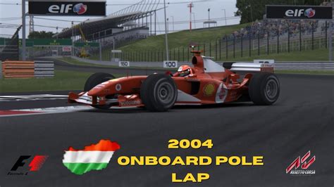 Michael Schumacher S 2004 Hungarian Grand Prix Onboard Pole Lap