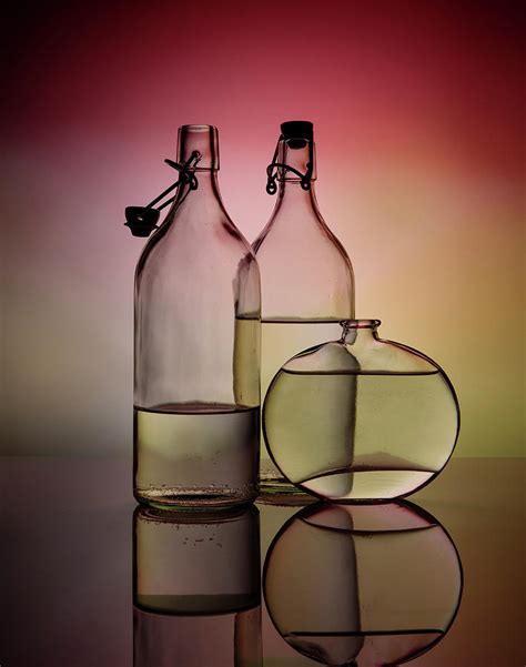 Still Life With Glass Bottles Variant 01 Photograph By Nailia Schwarz Pixels Merch