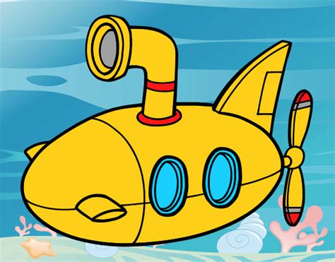 Desenho De Submarino Pintado E Colorido Por Usu Rio N O Registrado O