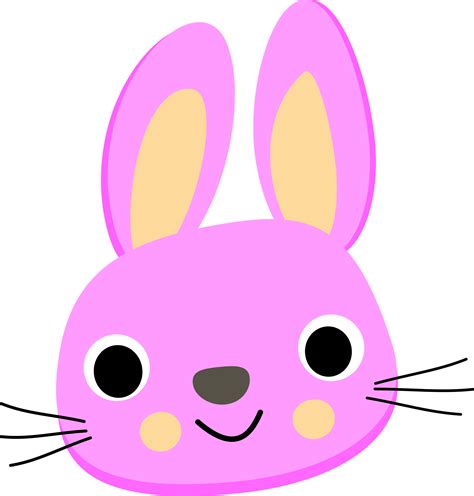 Cartoon Bunny Face Images ~ Rabbit Bunny Cartoon Vector Graphic Vectors