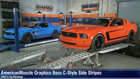 Mustang Boss C Style Side Stripe 05 14 All Review Youtube