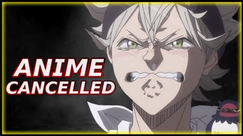 Black Clover Anime Cancelled Youtube