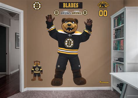Boston Bruins Blades 2021 Mascot Officially Licensed Nhl Removable