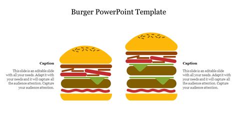 Editable Burger Powerpoint Template Ppt Presentation
