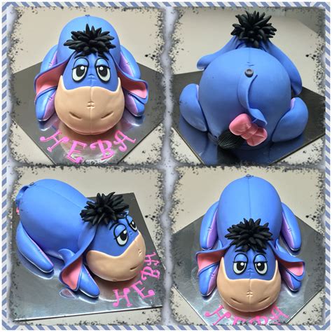 Eeyore Cake Disney Cakes Disney Food Fancy Cakes Cute Cakes Diy Ooak Doll Winnie The Pooh